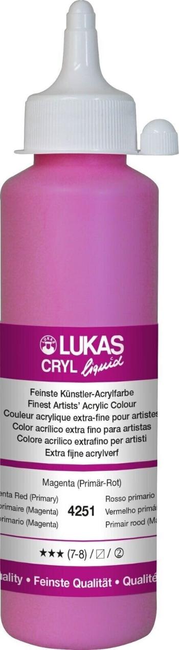 Lukas Cryl Liquid Akrylová barva Magenta Red (Primary) 250 ml 1 ks