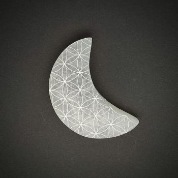 Szelenit hold lapos életvirág 13cm