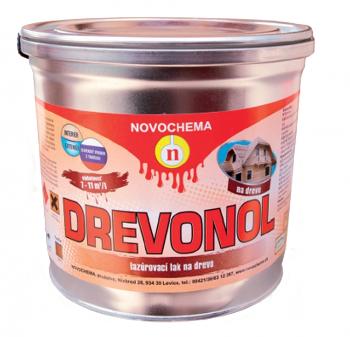 NOVOCHEMA DREVONOL - Tenkovrstvá lazúra na drevo s ľanovým olejom DREVONOL - jedľová zeleň 2,5 L
