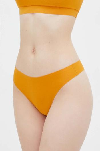 Tanga Chantelle SOFT STRETCH žlutá barva