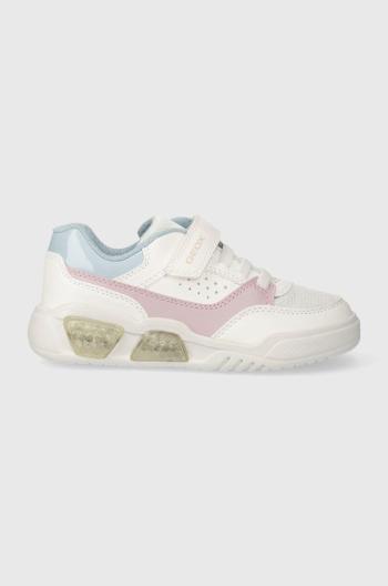 Dětské sneakers boty Geox růžová barva