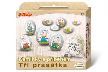 Teddies Kreativní sada Kamínky s příběhem - Tři prasátka