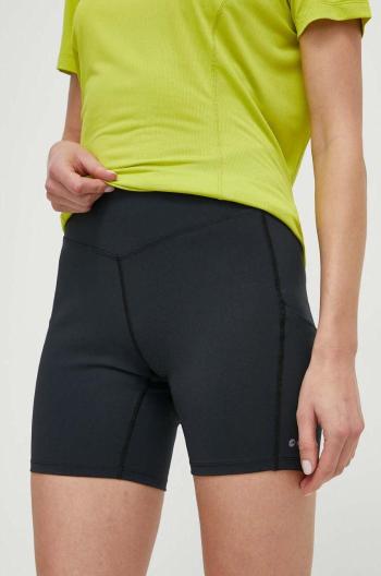 Sportovní šortky Montane Ineo Lite dámské, černá barva, hladké, high waist, FINLS17