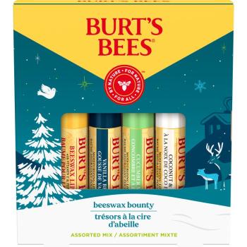 Burt’s Bees Festive Beeswax Bounties set cadou pentru buze uscate