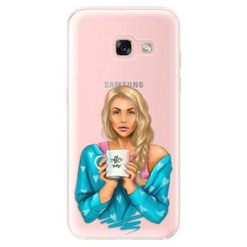 Odolné silikonové pouzdro iSaprio - Coffe Now - Blond - Samsung Galaxy A3 2017