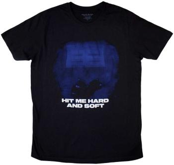 Billie Eilish Tričko Hit Me Hard And Soft Blue Lines Unisex Black M