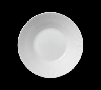 Hluboký talíř White Fluted, 24 cm - Royal Copenhagen