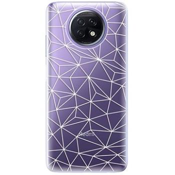 iSaprio Abstract Triangles 03 - white pro Xiaomi Redmi Note 9T (trian03w-TPU3-RmiN9T)