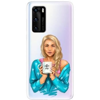 iSaprio Coffe Now - Blond pro Huawei P40 (cofnoblo-TPU3_P40)