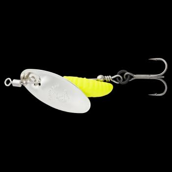 Savage gear třpytka grub spinners silver yellow - #1 3,8 g