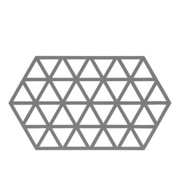Triangles szürke szilikon edényalátét - Zone