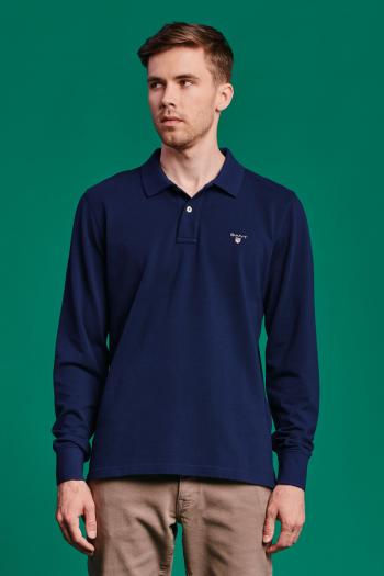 POLOKOŠILE GANT ORIGINAL PIQUE LS RUGGER EVENING BLUE