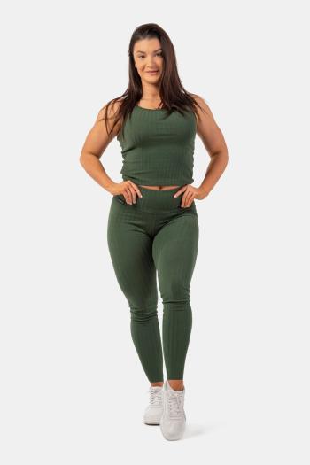 NEBBIA Ribbed HW Leggings FGLG M