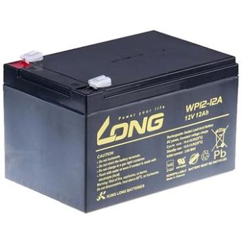 Long 12V 12Ah olověný akumulátor F2 (WP12-12A) (PBLO-12V012-F2A)