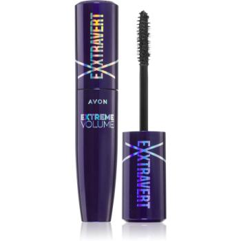 Avon Exxtravert Extreme Volume řasenka pro extra objem odstín Blackest Black 9,5 ml