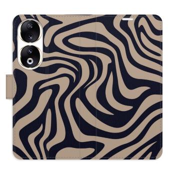 Flipové pouzdro iSaprio - Zebra Black 02 - Honor 90 5G