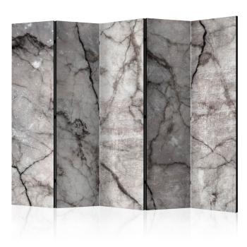 Paraván Grey Marble Dekorhome 225x172 cm (5-dílný)