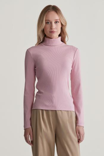 ROLÁK GANT SLIM RIB TURTLENECK DUSTY PINK