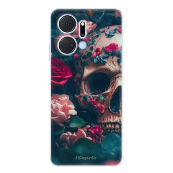 Odolné silikonové pouzdro iSaprio - Skull in Roses - Honor X7a