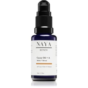 Naya Renew Cacay Oil + A rozjasňující olej pro sjednocení barevného tónu pleti 20 ml