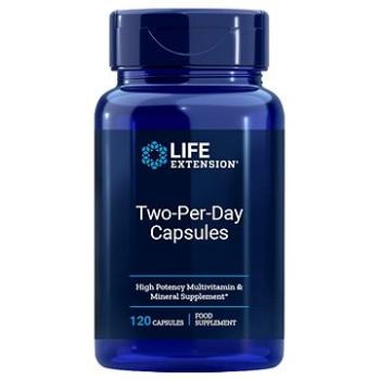 Life Extension Two-Per-Day multivitamín, 120 kapslí (02314EU)