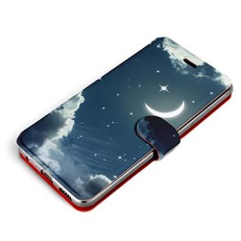 Mobiwear Flip pouzdro pro OPPO Reno5 Z - V145P Noční obloha s měsícem (5903516697403)