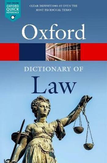 Oxford Dictionary of Law, 10th Edition - Law Jonathan