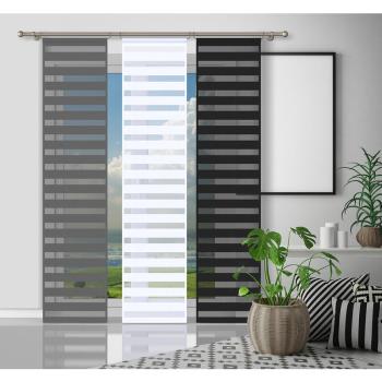 Závěsový panel, Den a noc 50 x 240 cm šedá