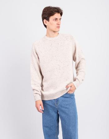 Carhartt WIP Anglistic Sweater Speckled Moonbeam M