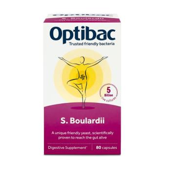 Optibac Saccharomyces Boulardii 80 kapslí