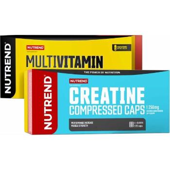 Nutrend CREATINE COMPRESSED 120 CAPS +  MULTIVITAMIN COMPRESSSED 60 CAPS Doplněk stravy, , velikost