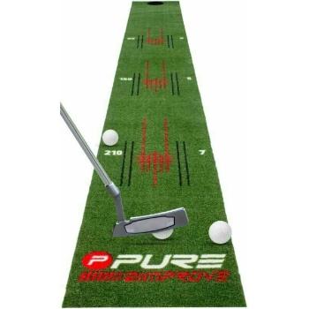 PURE 2 IMPROVE PUTTING MAT 275 x 30 CM Golfová podložka, zelená, velikost