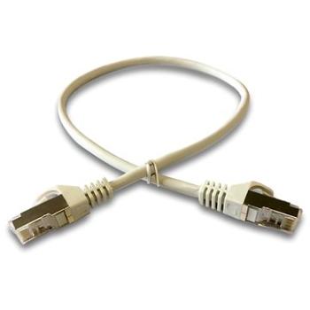 Datacom Patch cord S/FTP CAT6A 0,5m šedý (1690)