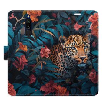 Flipové pouzdro iSaprio - Flower Jaguar 02 - Xiaomi Redmi 8