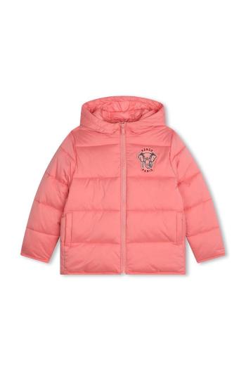 Dětská bunda Kenzo Kids růžová barva, K60725.G