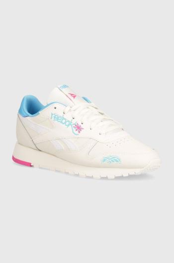 Kožené sneakers boty Reebok Classic Classic Leather béžová barva, 100074620