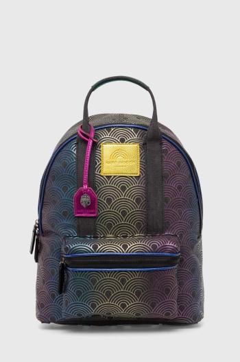 Batoh Kurt Geiger London SOUTHBANK LG BACKPACK dámský, černá barva, malý, vzorovaný, 2744209609