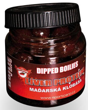 Sportcarp boilies v dipu dipped boilies 200 ml 18 mm-maďarská klobása