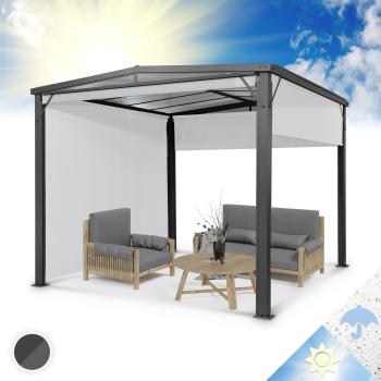 Blumfeldt Pantheon Cortina Solid Sky, pergola, přístřešek, 3 × 4 m, polykarbonát