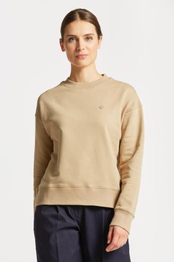 MIKINA GANT ICON G ESSENTIAL C-NECK SWEAT DARK KHAKI