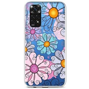 TopQ Kryt Xiaomi Redmi Note 11 silikon Colorful Daisy 71869 (Sun-71869)