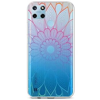 TopQ Kryt Realme C25Y silikon Rainbow Mandala 70580 (Sun-70580)