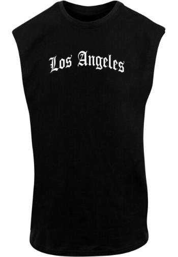 Mr. Tee Los Angeles Wording Sleeveless Tee black - S