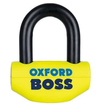 OXFORD Zámok kotúčovej brzdy Boss (žltý/čierny, priemer čapu 14 mm) (M005-111)