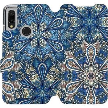 Flipové pouzdro na mobil Xiaomi Redmi 7 - V108P Modré mandala květy (5903226873586)