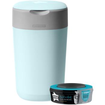 Tommee Tippee Twist & Click Blue koš na pleny + náhradní kazeta 1 ks