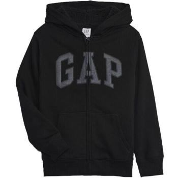 GAP INSULATED FULLZIP LOGO Chlapecká mikina, černá, velikost