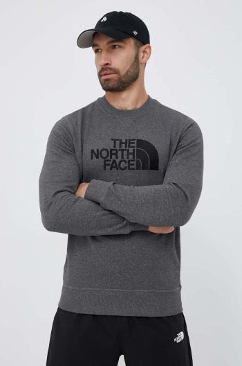 Mikina The North Face pánská, šedá barva, s aplikací, NF0A4T1EDYY1