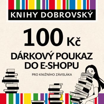 E-shopová dárková poukázka pro knižního závisláka 100 Kč