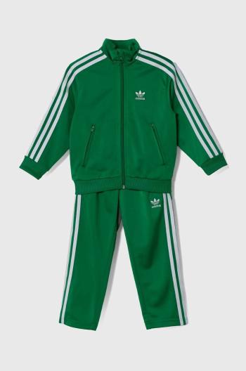 Dětská tepláková souprava adidas Originals FIREBIRD zelená barva, IY4803